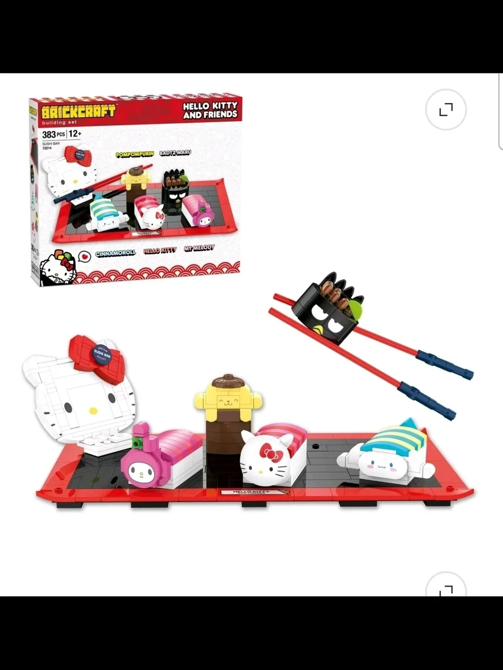 Brickcraft Sanrio Hello Kitty & Friends SushiPlatter Building Set